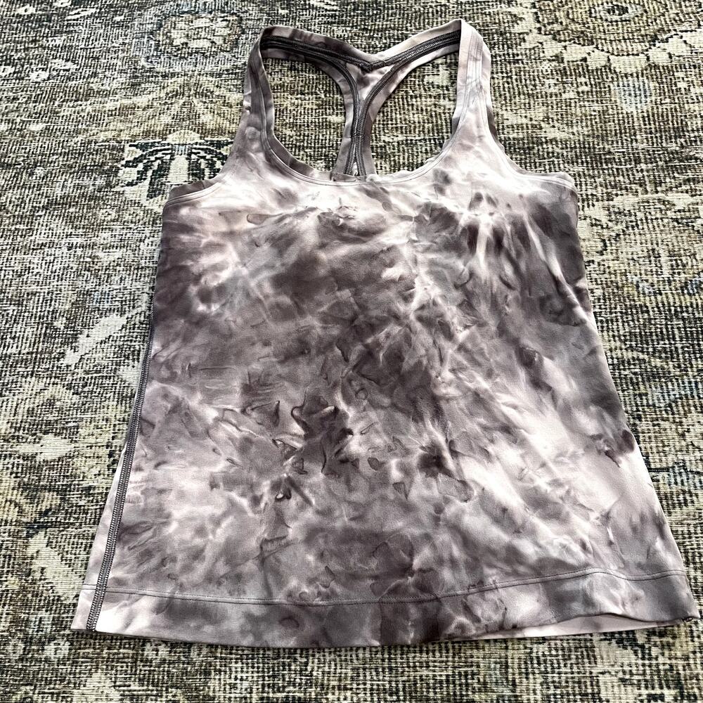 Lululemon Align Waist-Length Racerback Tank Top Diamond Dye Women's Size 6
